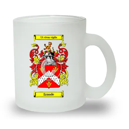 Ernude Frosted Glass Mug