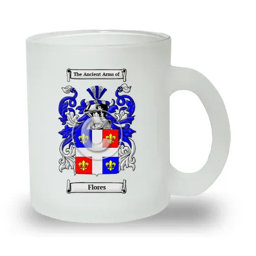 Flores Frosted Glass Mug