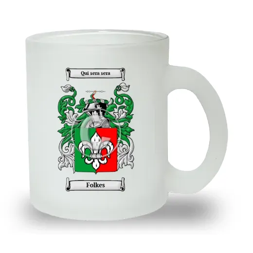 Folkes Frosted Glass Mug