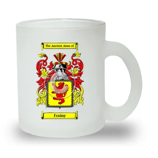 Frainy Frosted Glass Mug