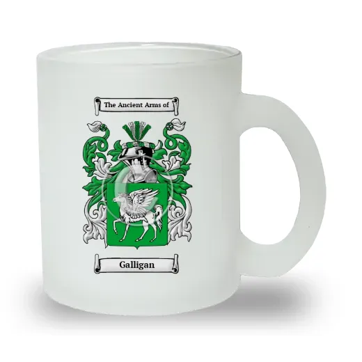 Galligan Frosted Glass Mug