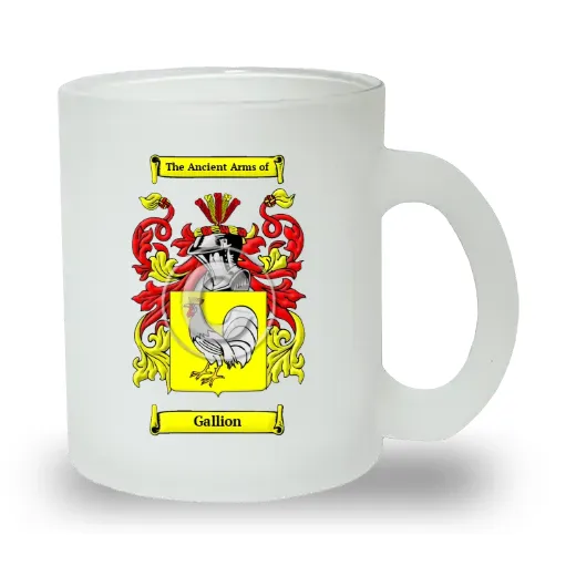 Gallion Frosted Glass Mug