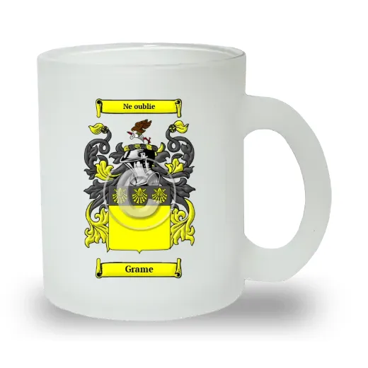 Grame Frosted Glass Mug