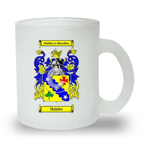 Hairies Frosted Glass Mug