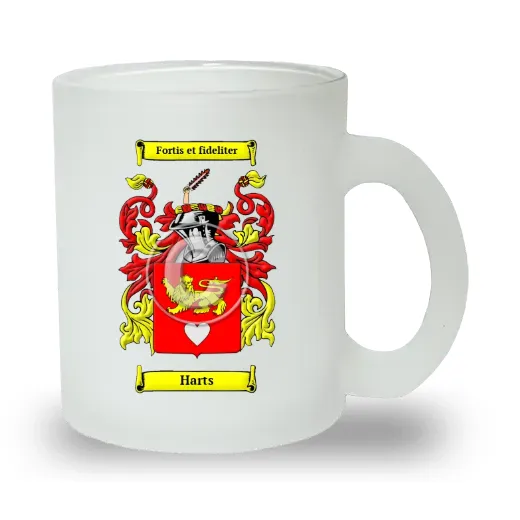 Harts Frosted Glass Mug