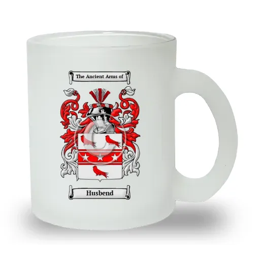 Husbend Frosted Glass Mug