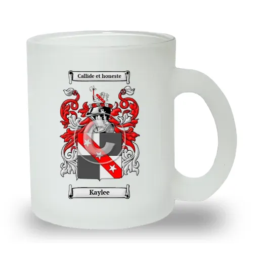 Kaylee Frosted Glass Mug