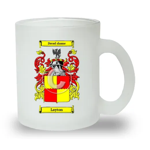 Layton Frosted Glass Mug