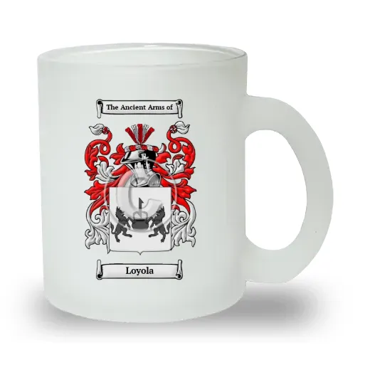Loyola Frosted Glass Mug