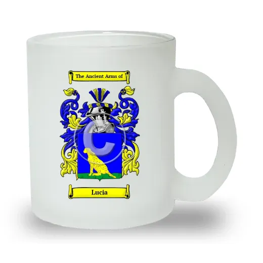 Lucia Frosted Glass Mug