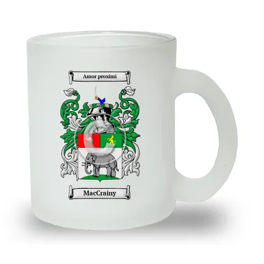 MacCrainy Frosted Glass Mug