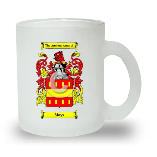 Mays Frosted Glass Mug