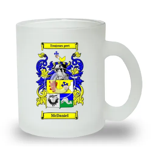 McDaniel Frosted Glass Mug