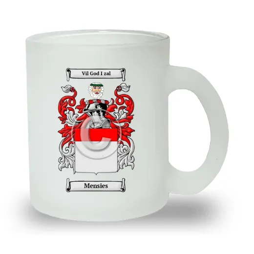 Mensies Frosted Glass Mug