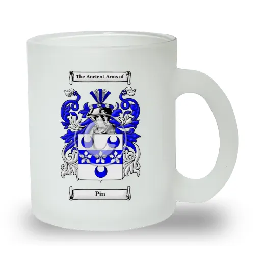 Pin Frosted Glass Mug