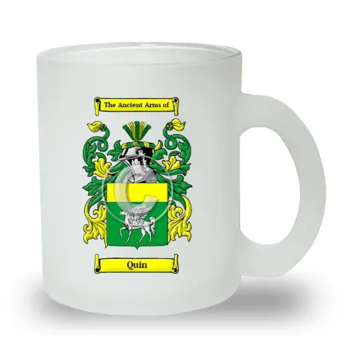 Quin Frosted Glass Mug