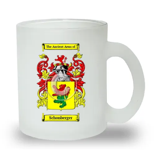 Schonberger Frosted Glass Mug