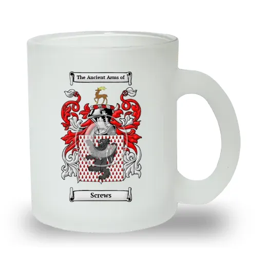 Screws Frosted Glass Mug