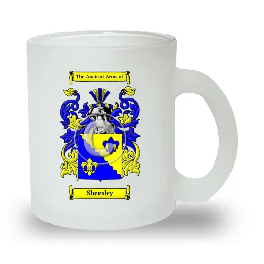 Sheesley Frosted Glass Mug