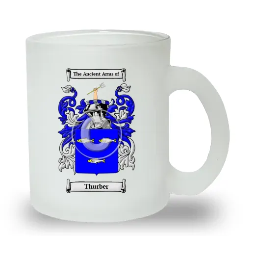 Thurber Frosted Glass Mug