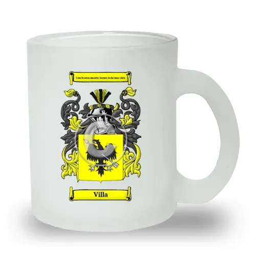 Villa Frosted Glass Mug