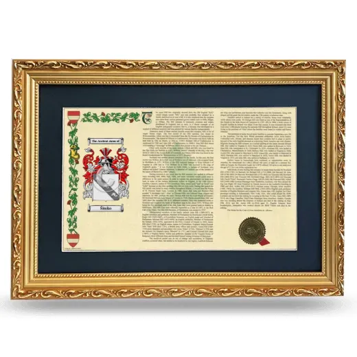 Šimko Deluxe Armorial Landscape Framed - Gold