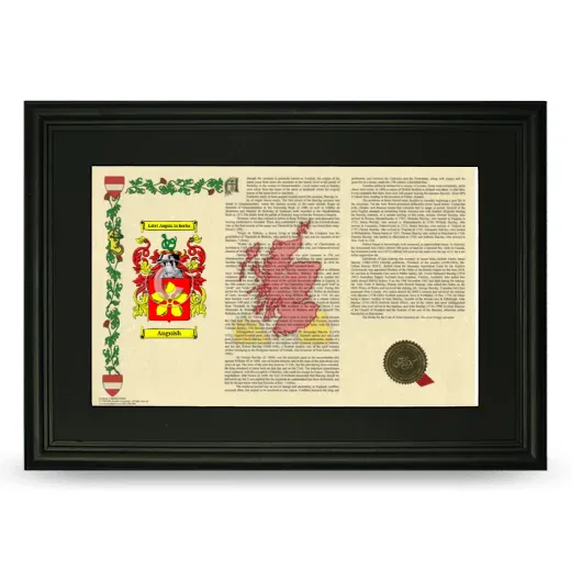 Anguish Deluxe Armorial Landscape Framed- Black