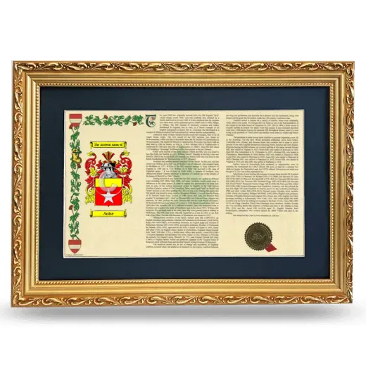 Anise Deluxe Armorial Landscape Framed - Gold