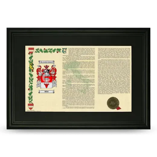 Bôbô Deluxe Armorial Landscape Framed- Black