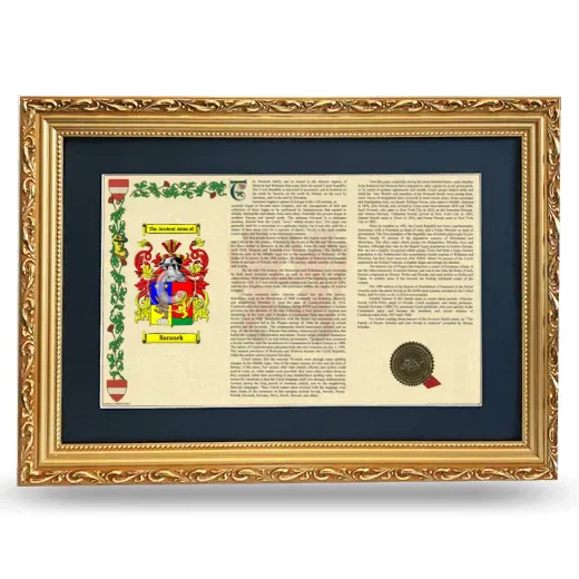 Baranek Deluxe Armorial Landscape Framed - Gold