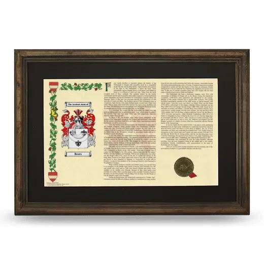 Beats Deluxe Armorial Landscape Framed - Brown