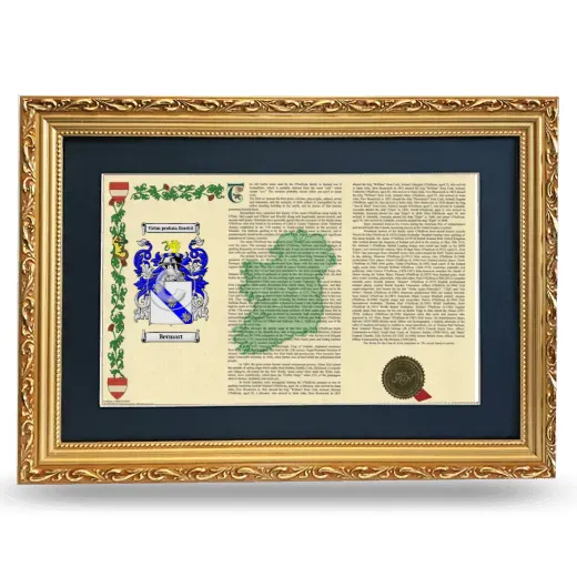Bermart Deluxe Armorial Landscape Framed - Gold