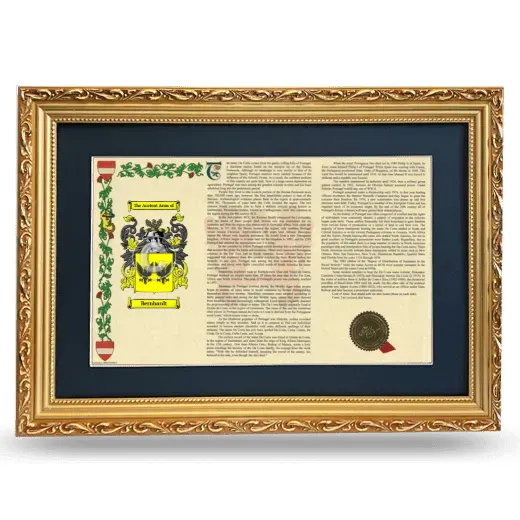 Bernhardt Deluxe Armorial Landscape Framed - Gold
