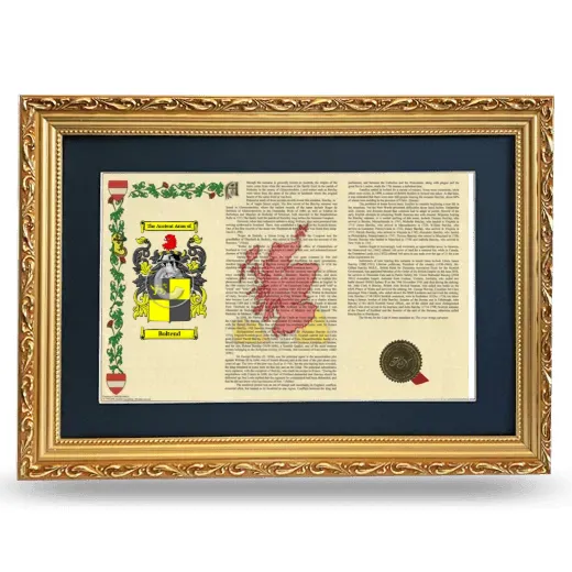 Boltend Deluxe Armorial Landscape Framed - Gold