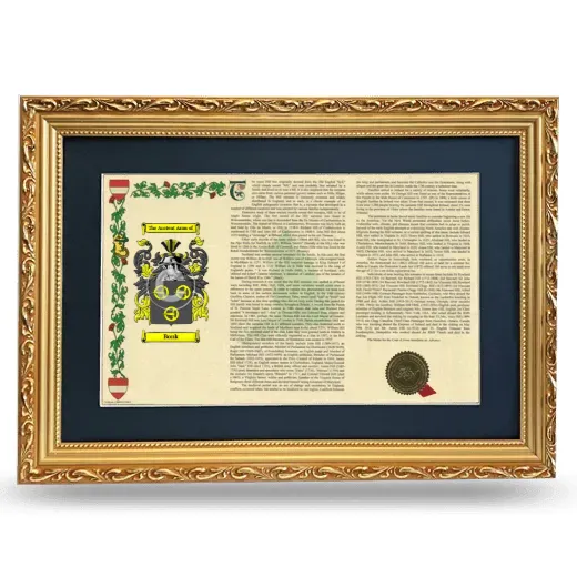 Bonk Deluxe Armorial Landscape Framed - Gold