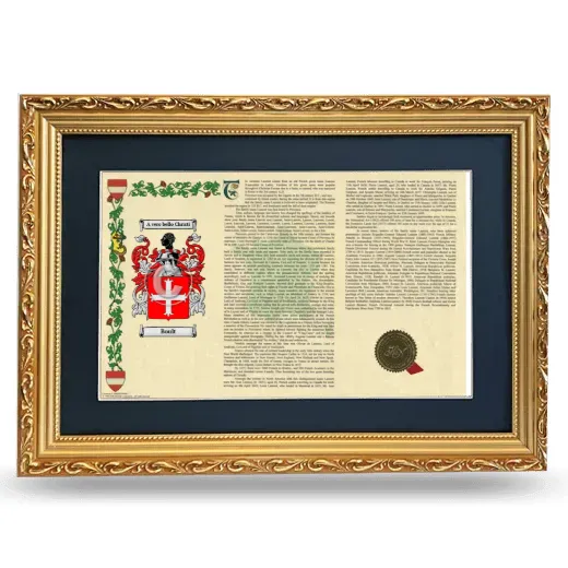 Boult Deluxe Armorial Landscape Framed - Gold