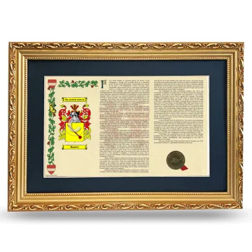Bouttz Deluxe Armorial Landscape Framed - Gold