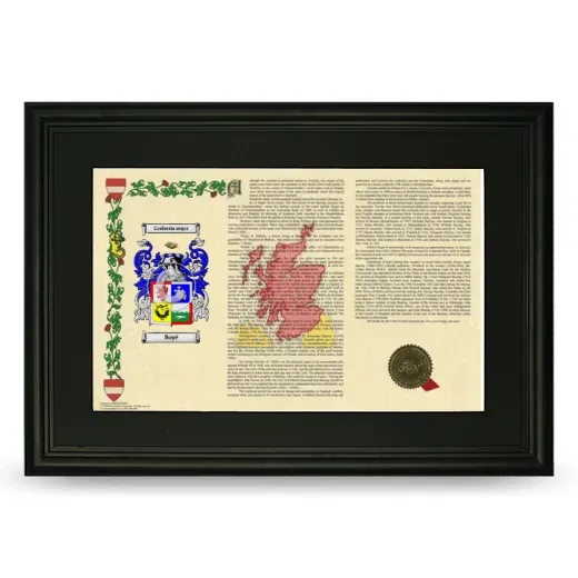 Boyé Deluxe Armorial Landscape Framed- Black