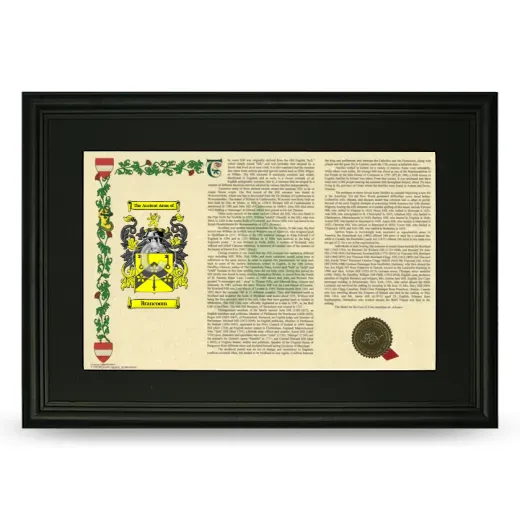 Brancoom Deluxe Armorial Landscape Framed- Black