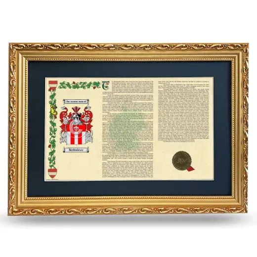 Breitwieser Deluxe Armorial Landscape Framed - Gold