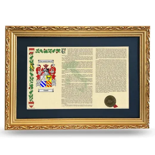Cantù Deluxe Armorial Landscape Framed - Gold