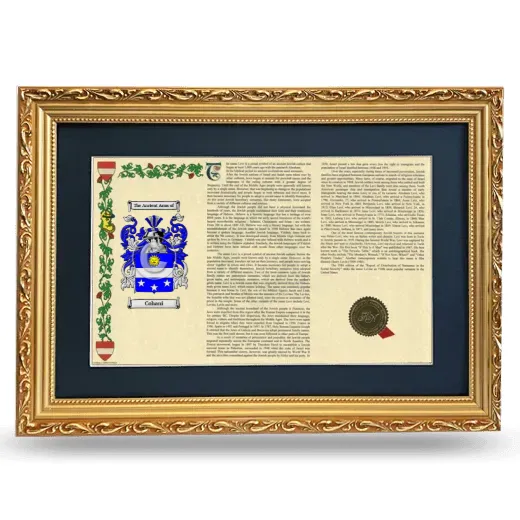 Cohani Deluxe Armorial Landscape Framed - Gold