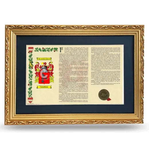 Cornelison Deluxe Armorial Landscape Framed - Gold
