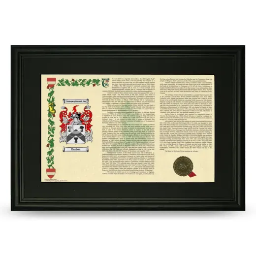 Darbee Deluxe Armorial Landscape Framed- Black