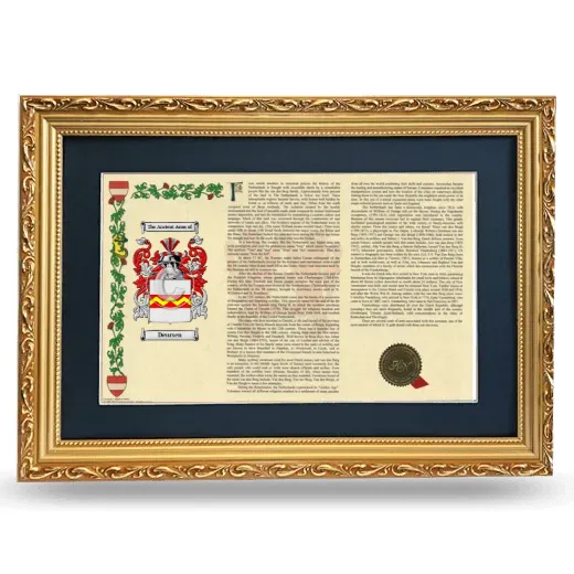 Deursen Deluxe Armorial Landscape Framed - Gold