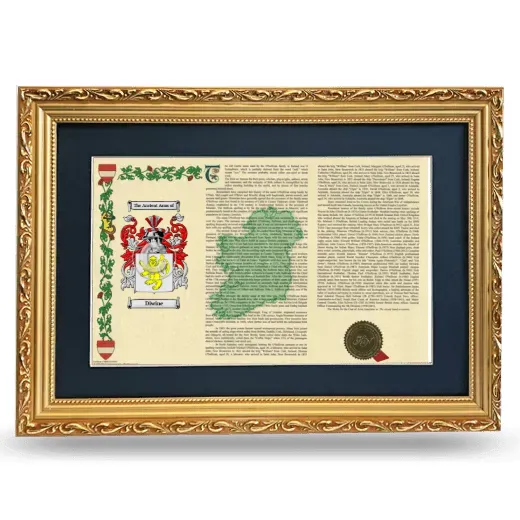 Diwine Deluxe Armorial Landscape Framed - Gold