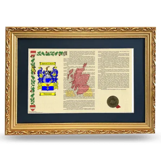 Dorysoom Deluxe Armorial Landscape Framed - Gold