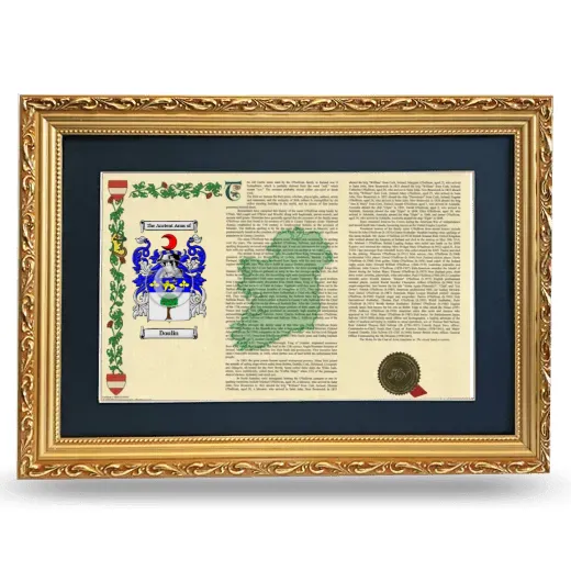 Doulin Deluxe Armorial Landscape Framed - Gold