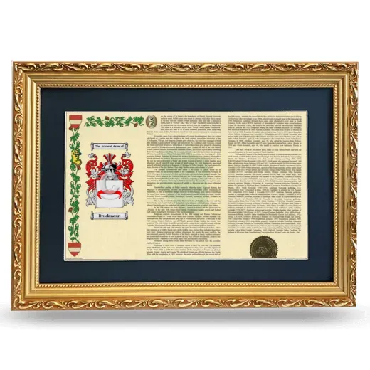 Druckmann Deluxe Armorial Landscape Framed - Gold