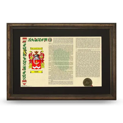Dudek Deluxe Armorial Landscape Framed - Brown